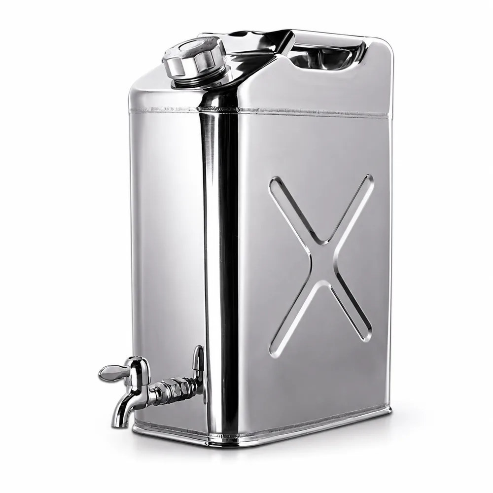 20L Stainless Steel Water Can — view 2