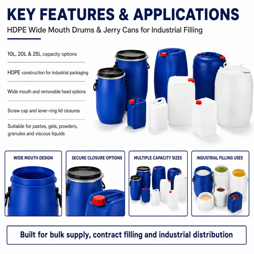 Wide-Mouth HDPE Jerrycan — UN 3H2 pattern — view 5