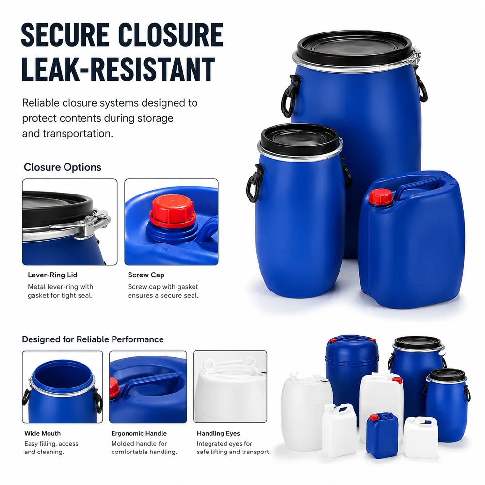 Wide-Mouth HDPE Jerrycan — UN 3H2 pattern — view 6