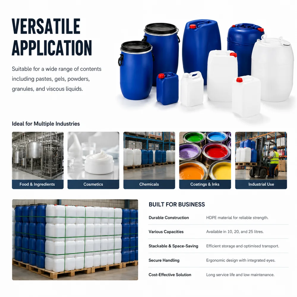 Wide-Mouth HDPE Jerrycan — UN 3H2 pattern — view 7