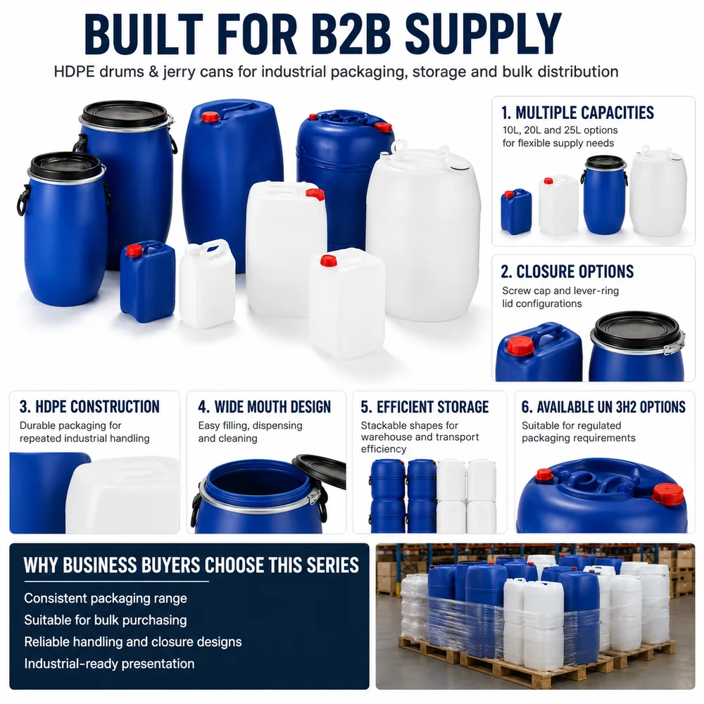 Wide-Mouth HDPE Jerrycan — UN 3H2 pattern — view 9